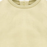 Yellow ruffled baby sweatshirt