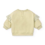 Sudadera de bebé amarilla volantes Outlet