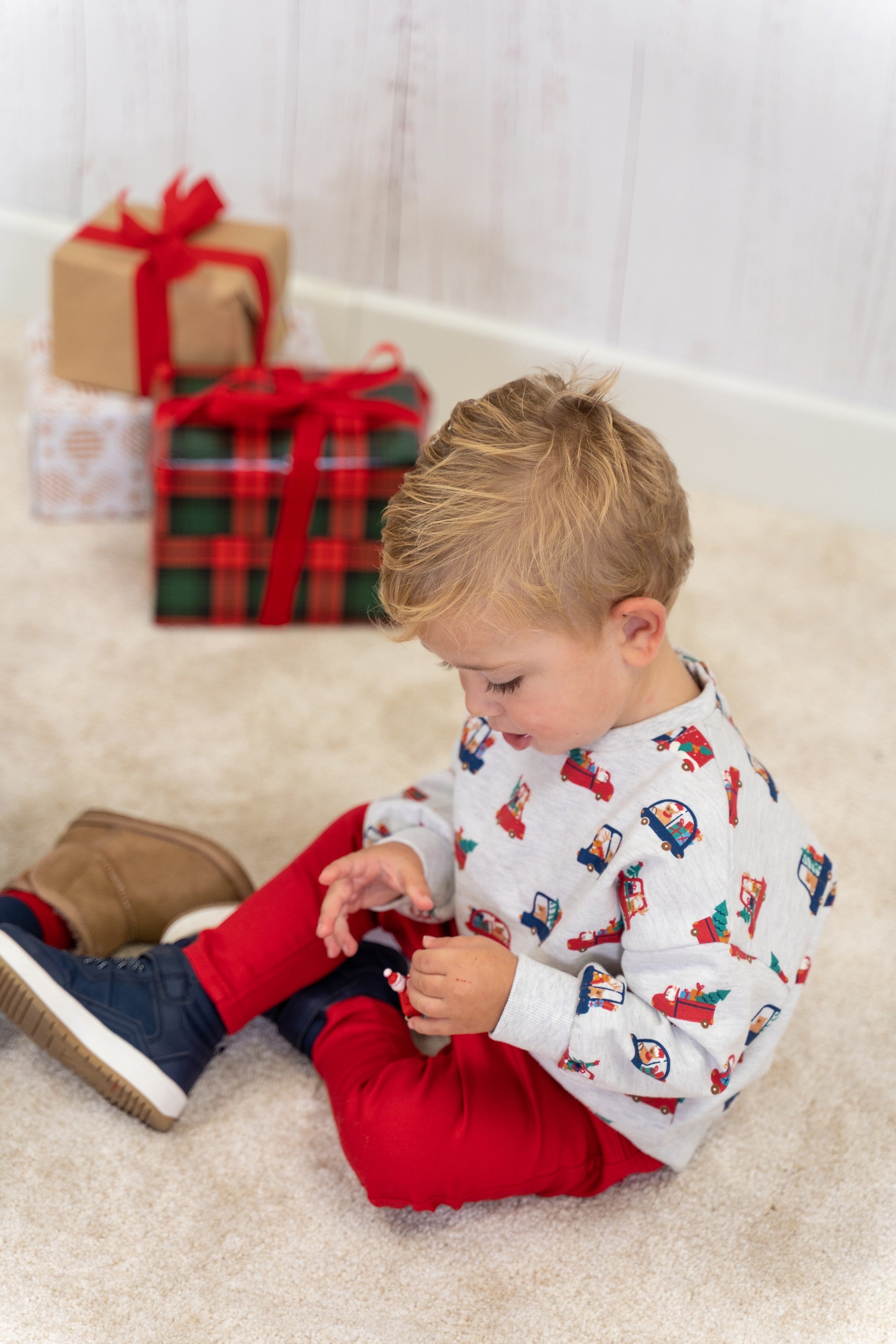 Sudadera de bebé estampado navideño Outlet
