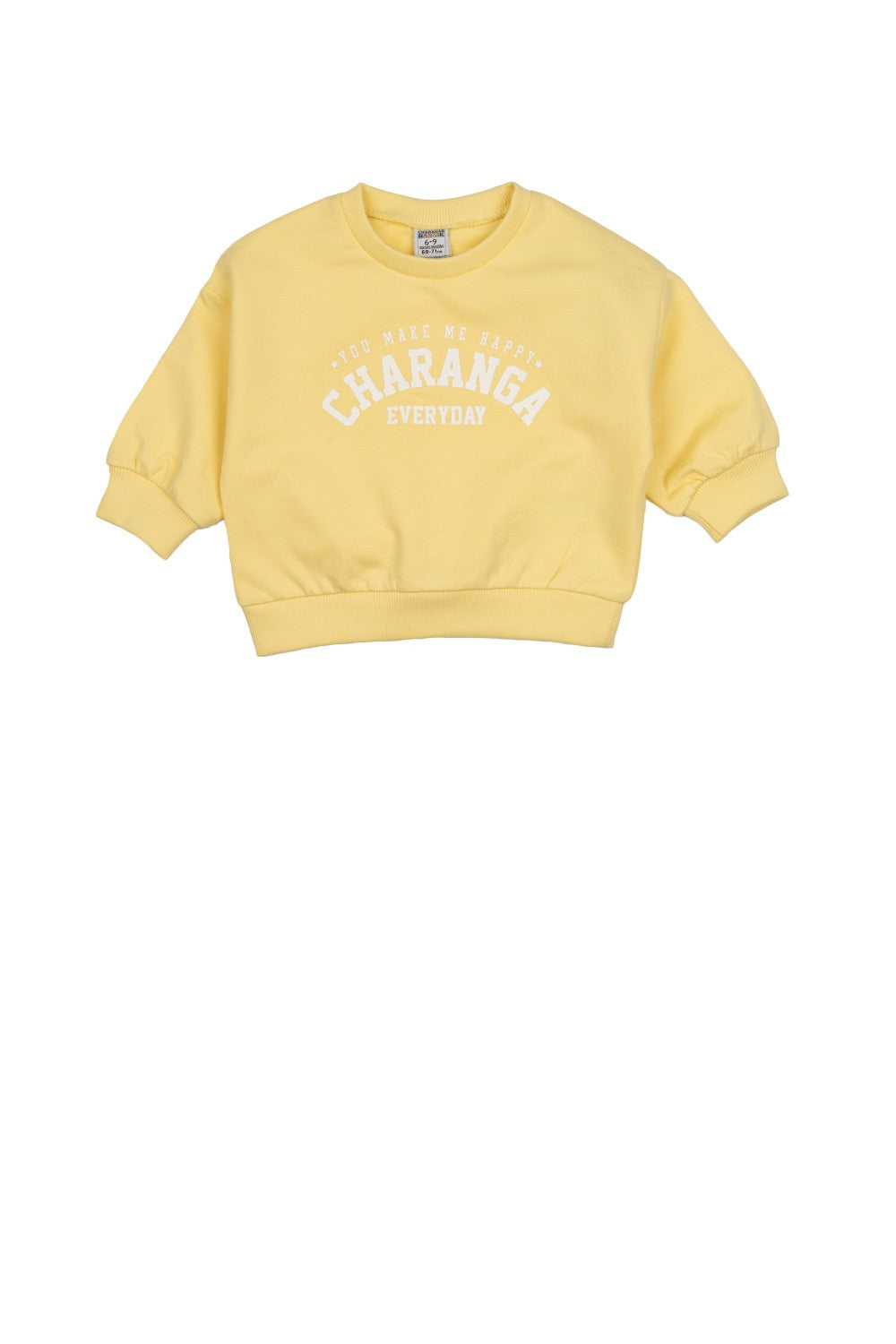 Sudadera de bebé mostaza VERANO/Charanga