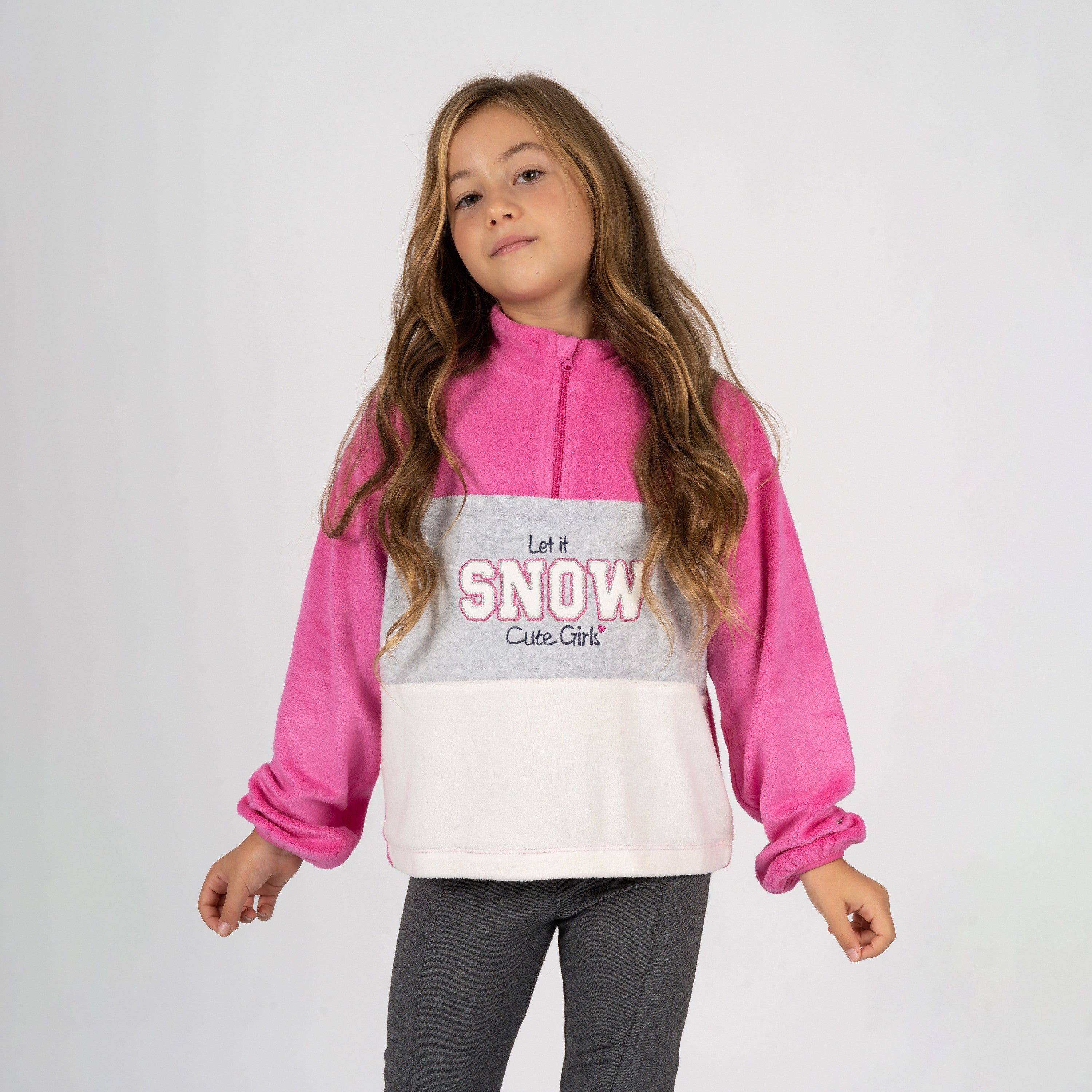 Sudadera de niña multicolor ski Outlet