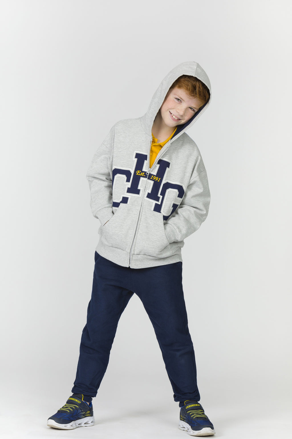 Sudadera de NIÑO gris CHG Charanga