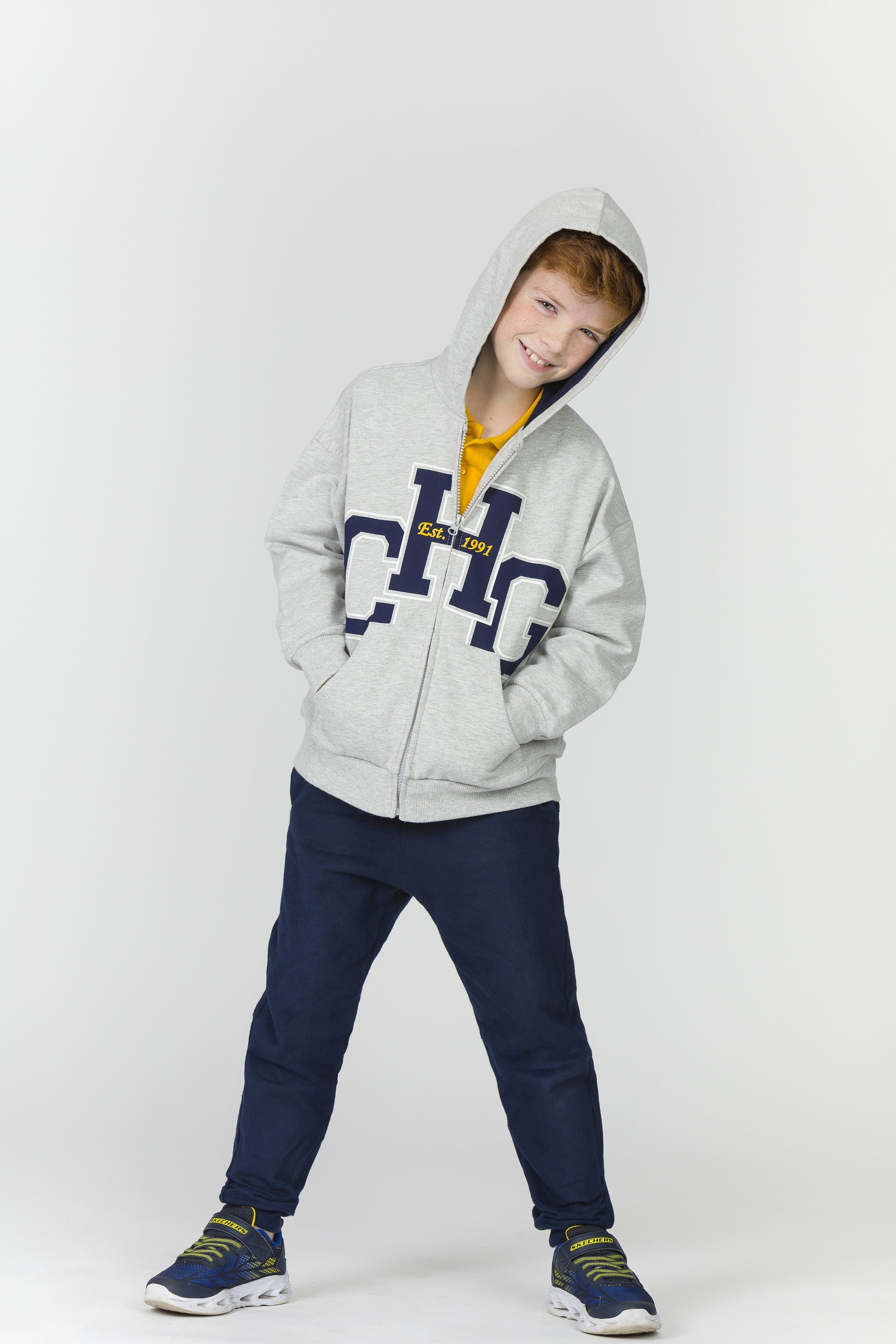 Sudadera de NIÑO gris CHG Charanga