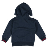 Boy's navy hooded sweatshirt