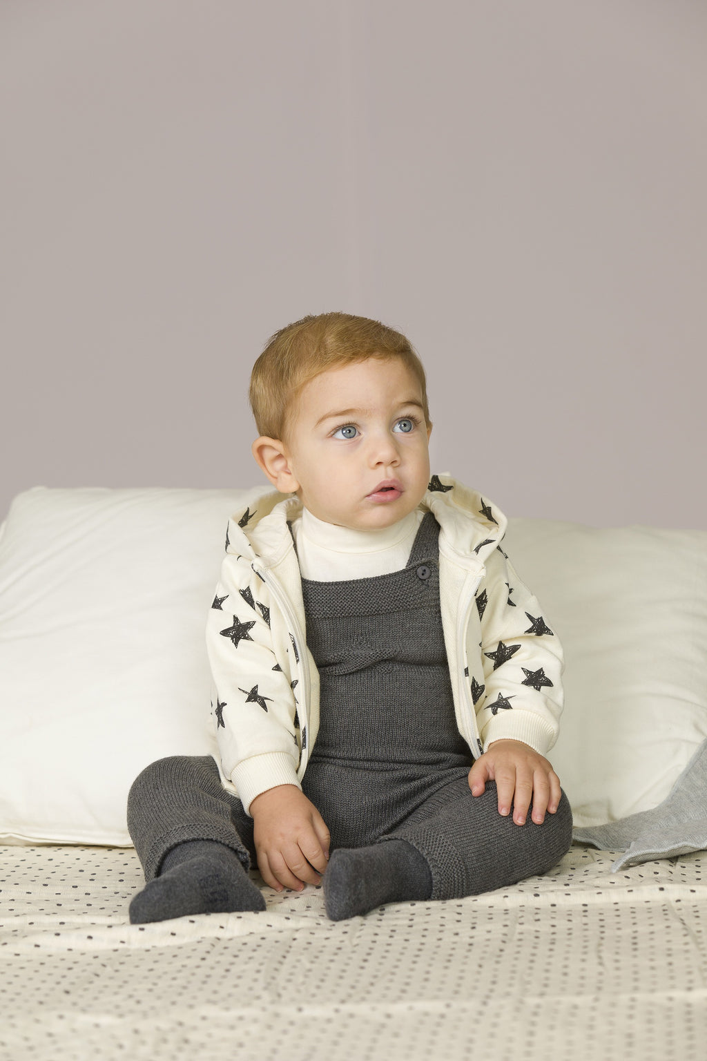 Sudadera de recién nacido multicolor estrellas Outlet