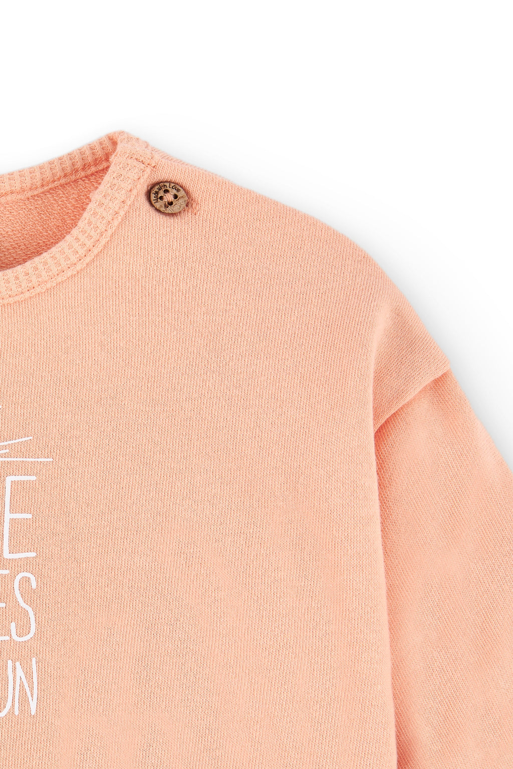 Sudadera de recién nacido naranja VERANO/Charanga