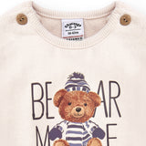 Newborn stone bear sweatshirt