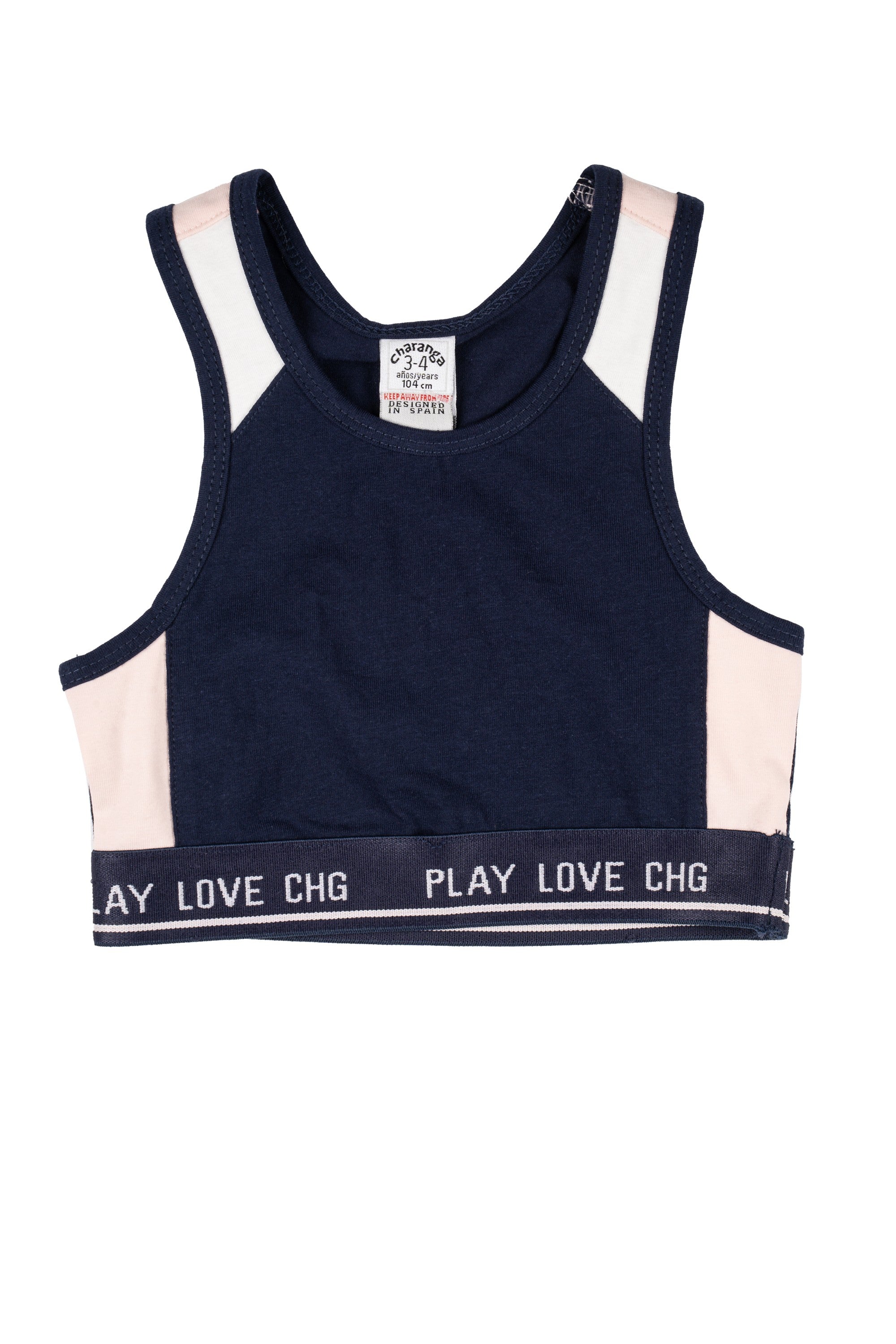 Top de niña azul Love CHG Outlet