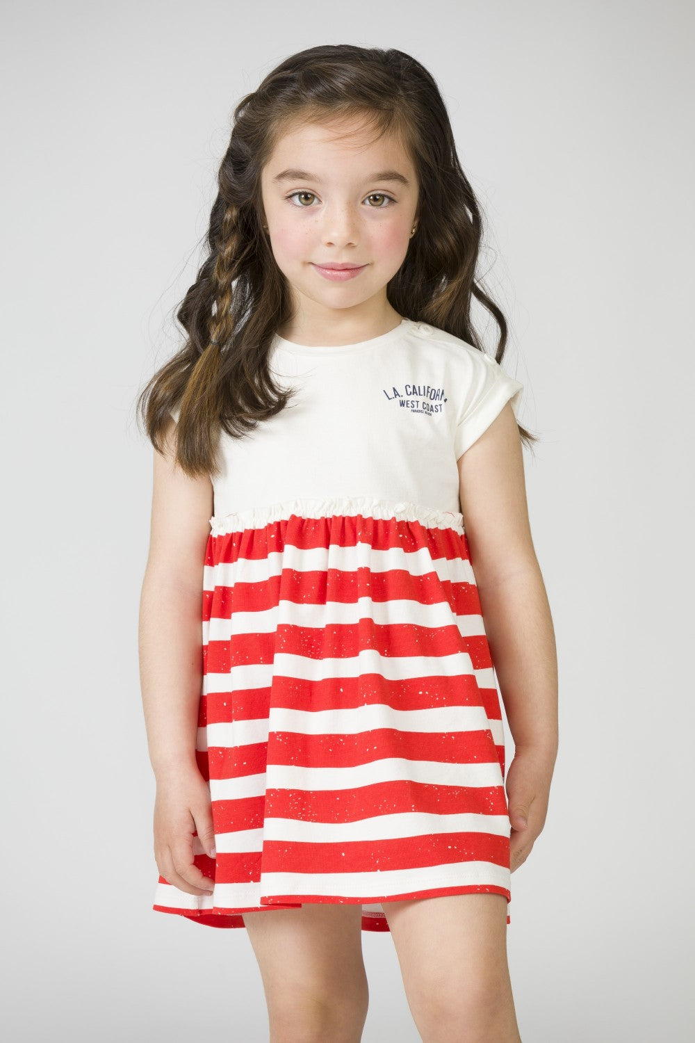 Vestido de bebé listado VERANO/Charanga