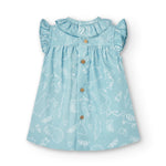 Vestido de bebé azul Cocote & Charanga VERANO/Outlet
