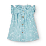Vestido de bebé azul Cocote & Charanga VERANO/Outlet
