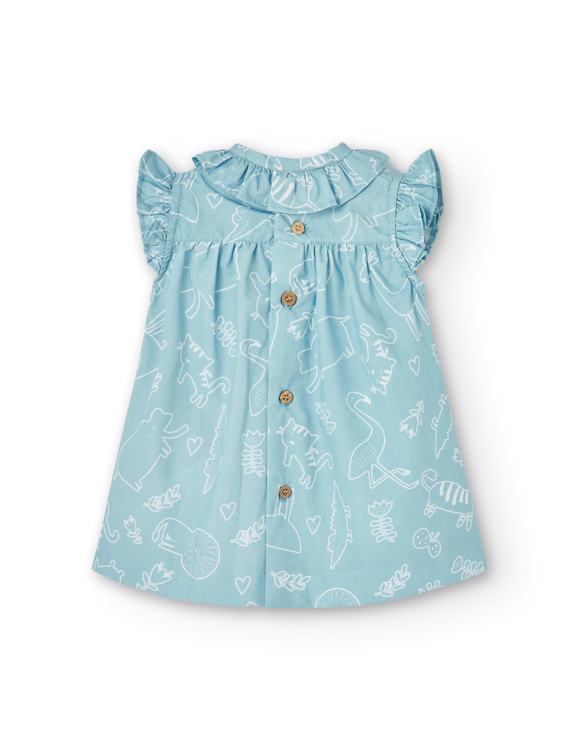 Vestido de bebé azul Cocote & Charanga VERANO/Outlet