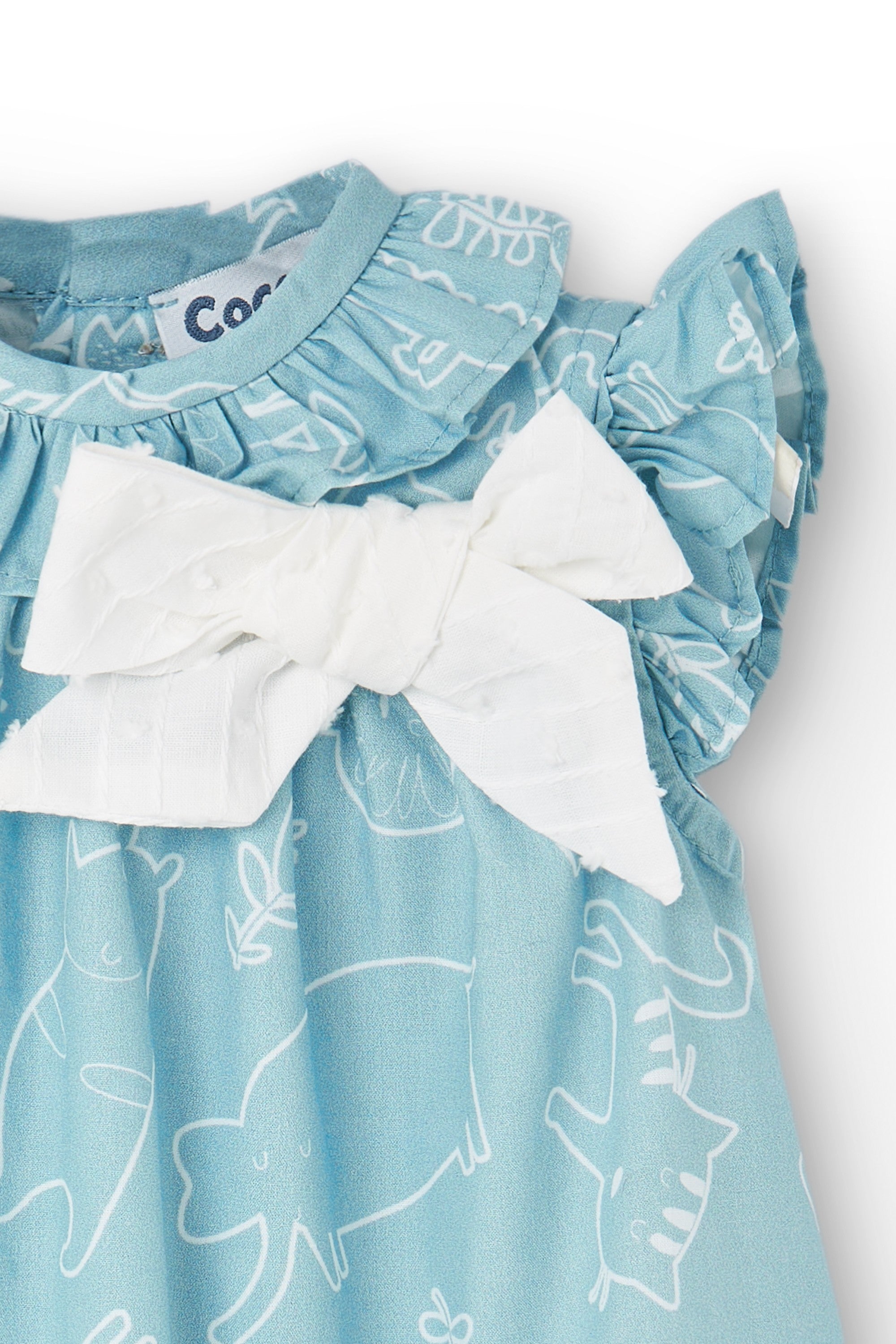 Vestido de bebé azul Cocote & Charanga VERANO/Outlet