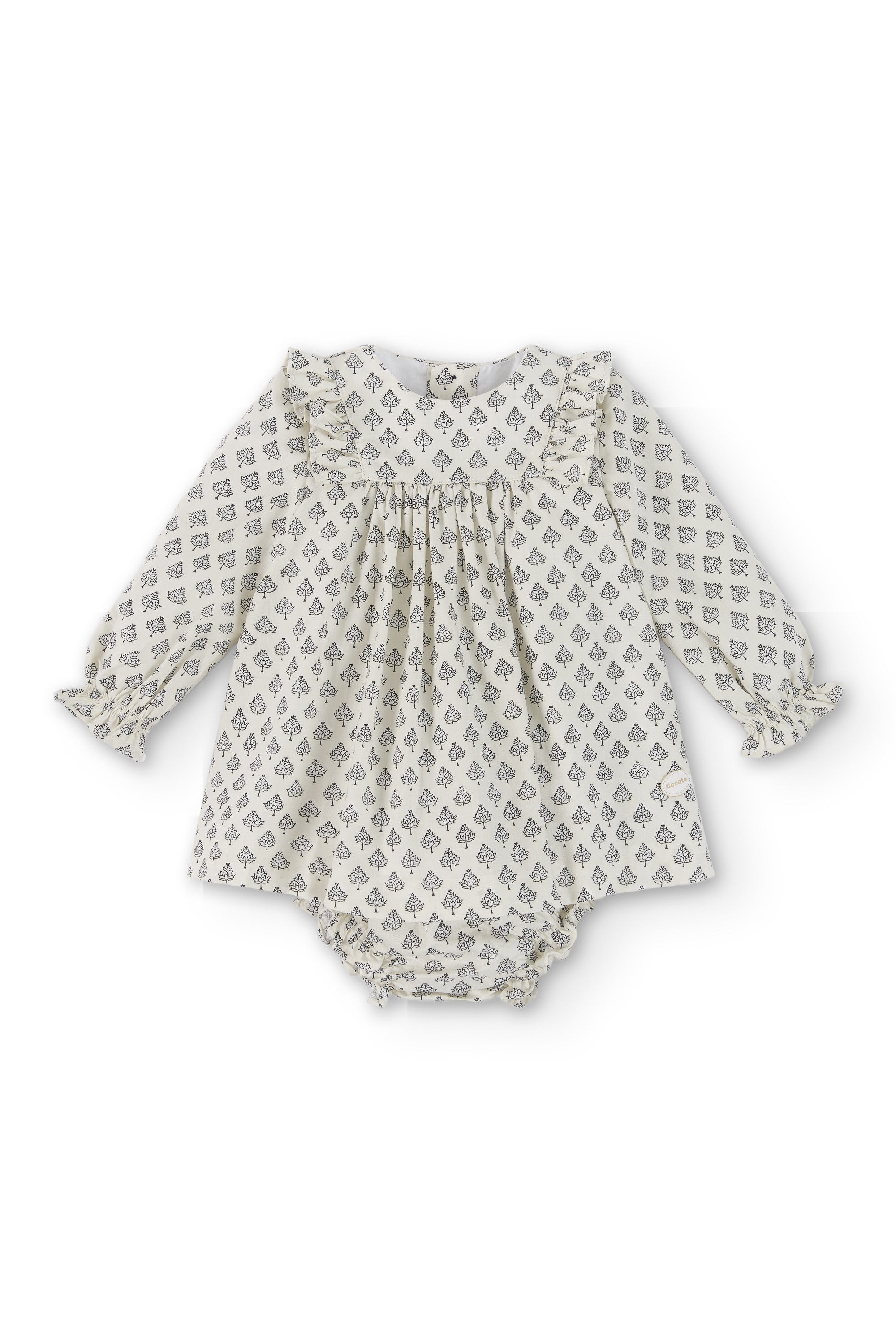 Vestido de bebé beige Cocote y Charanga Charanga