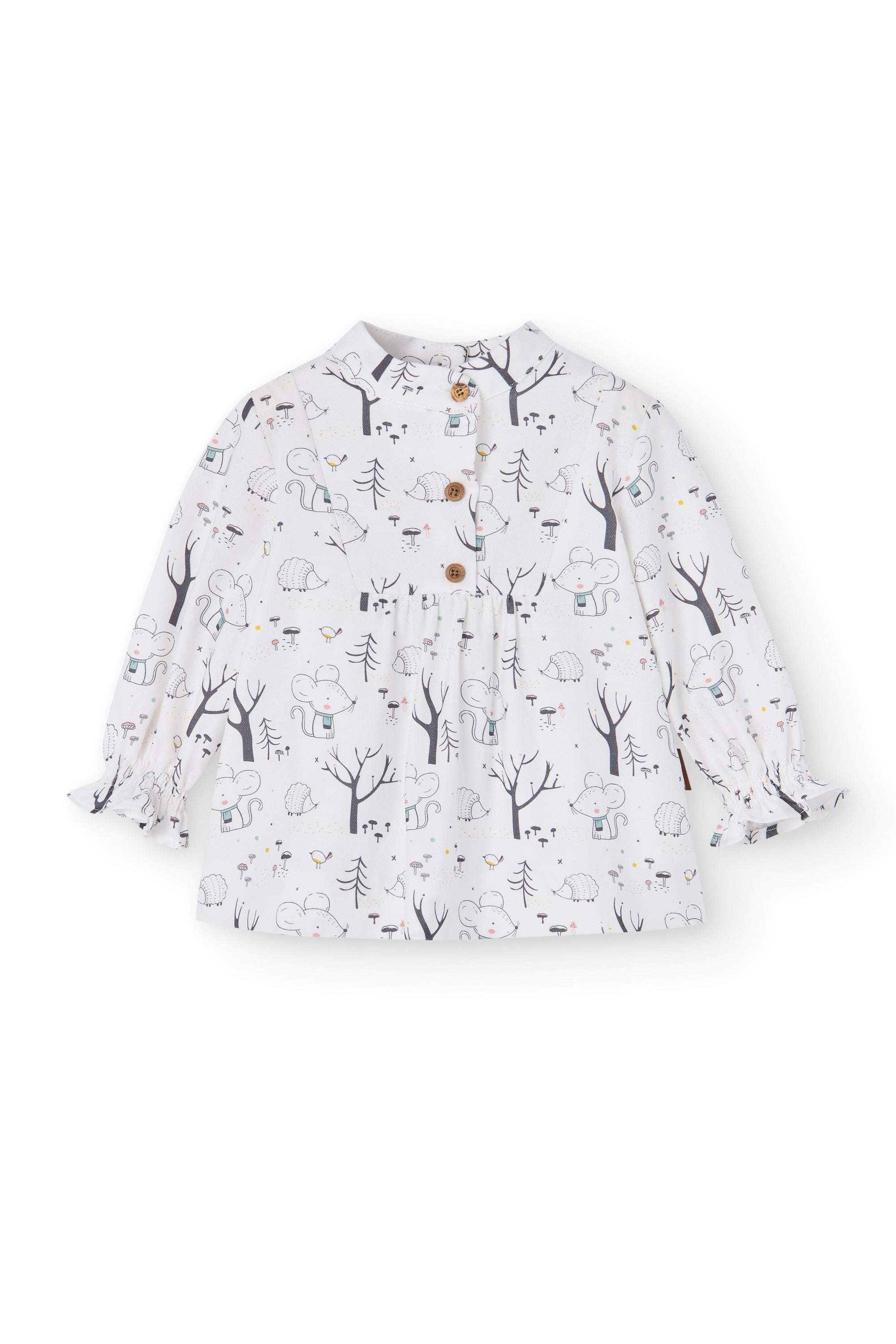 Vestido de bebé estampado Cocote y Charanga Charanga