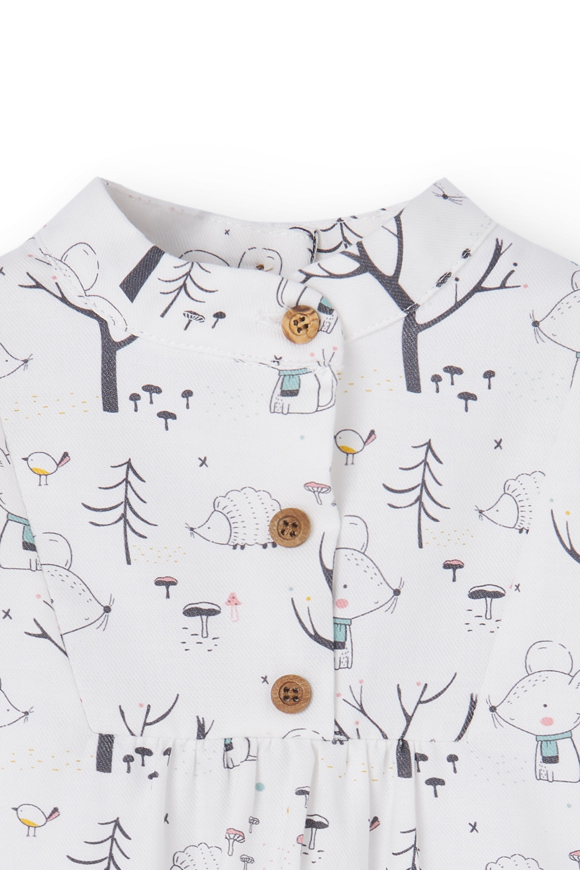 Vestido de bebé estampado Cocote y Charanga Charanga