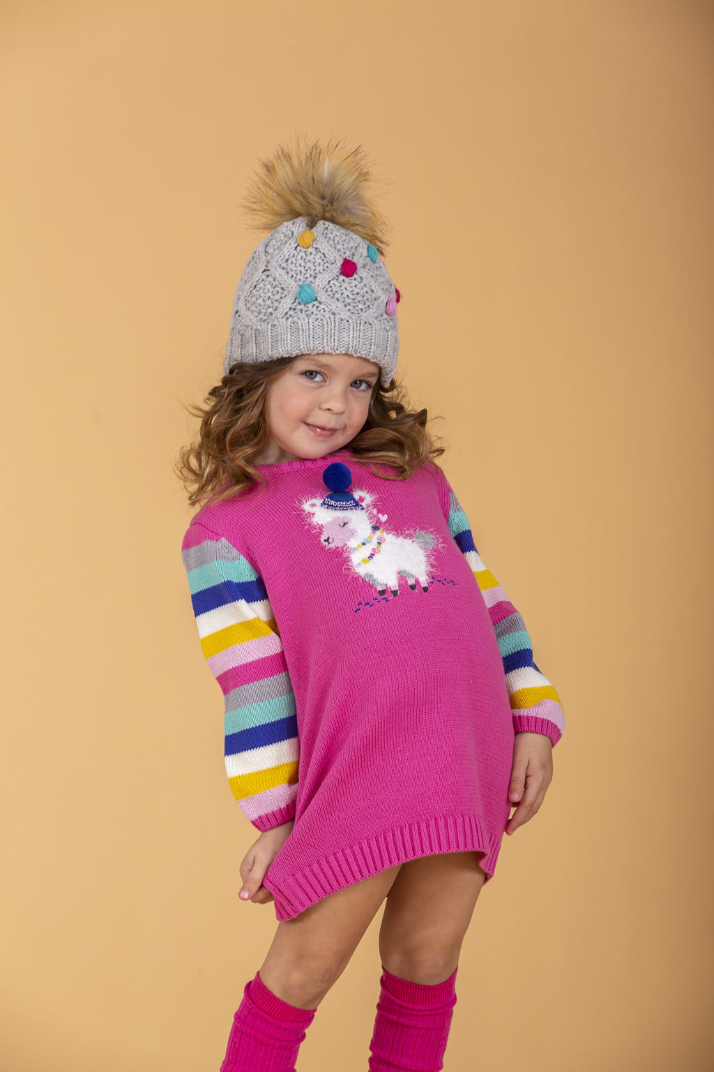 Vestido de bebé fucsia Outlet