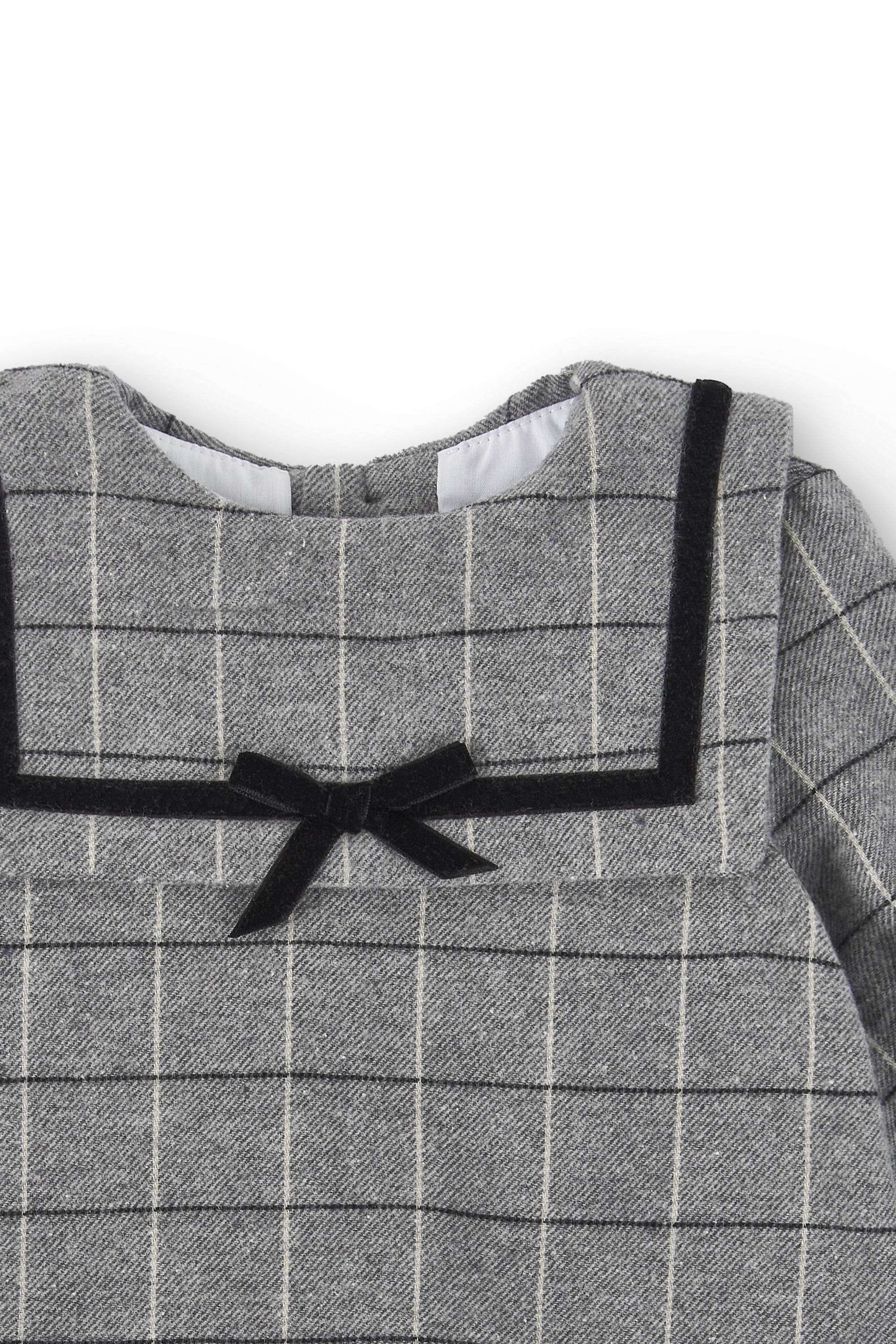 Vestido de bebé gris Cocote & Charanga Charanga