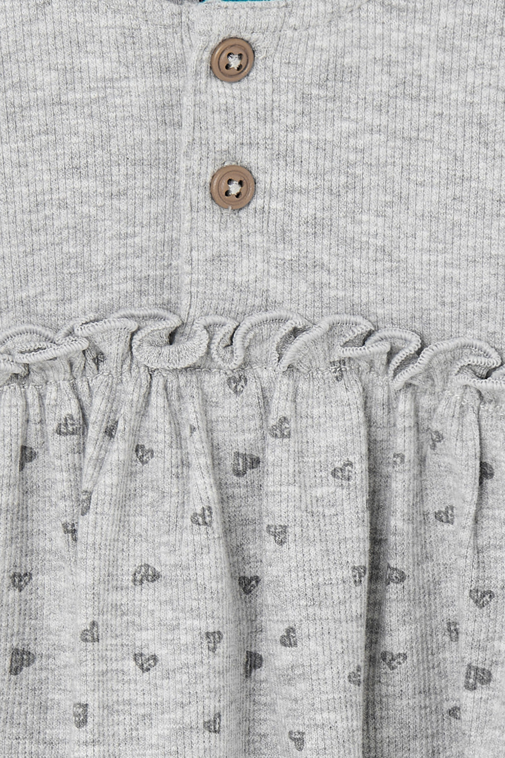 Vestido de bebé gris Charanga