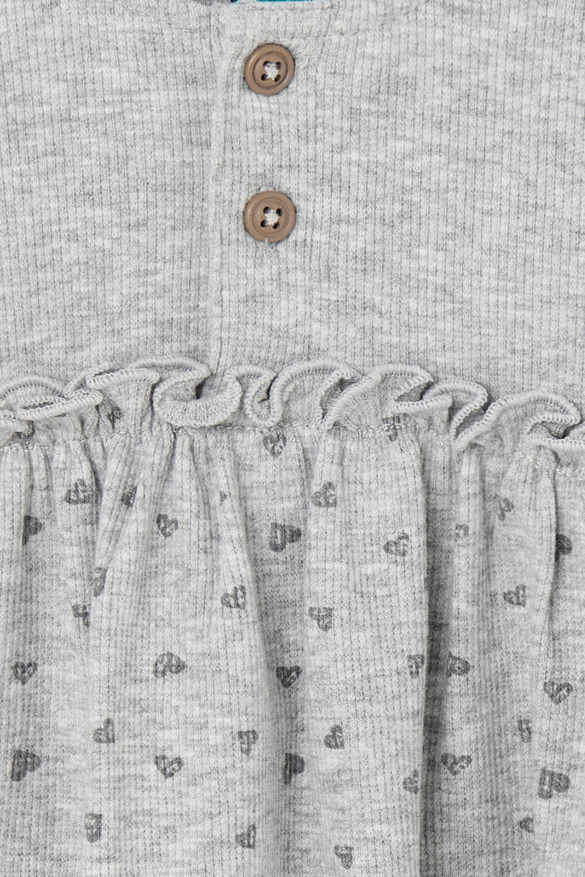 Vestido de bebé gris Charanga