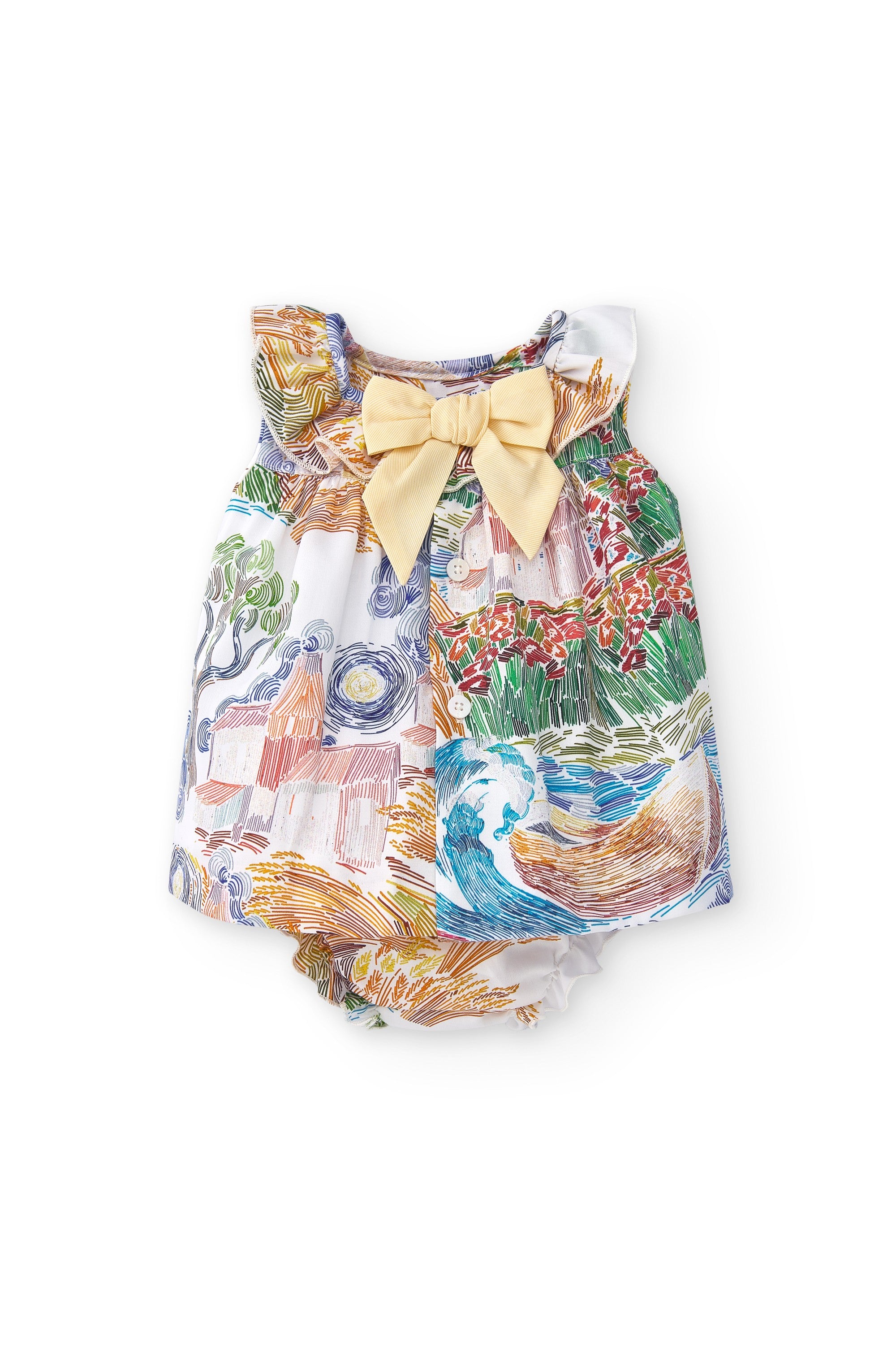 Vestido de bebé multicolor Cocote & Charanga VERANO/Outlet