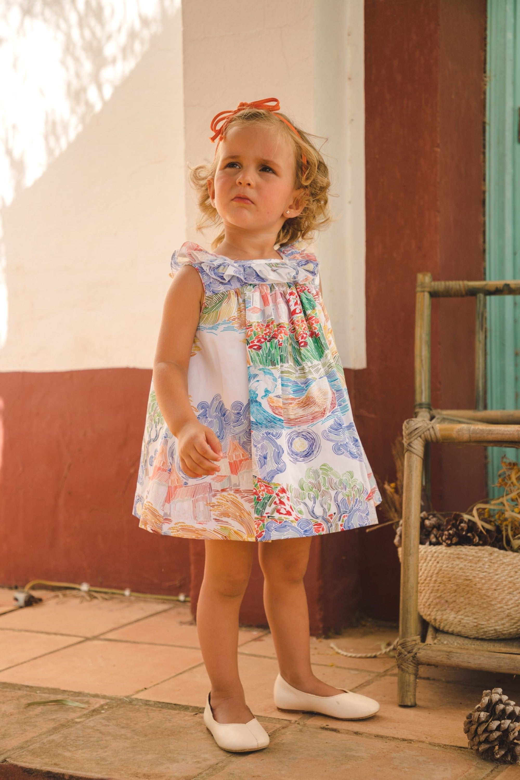 Vestido de bebé multicolor Cocote & Charanga VERANO/Outlet
