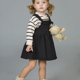 Knotted black baby dress