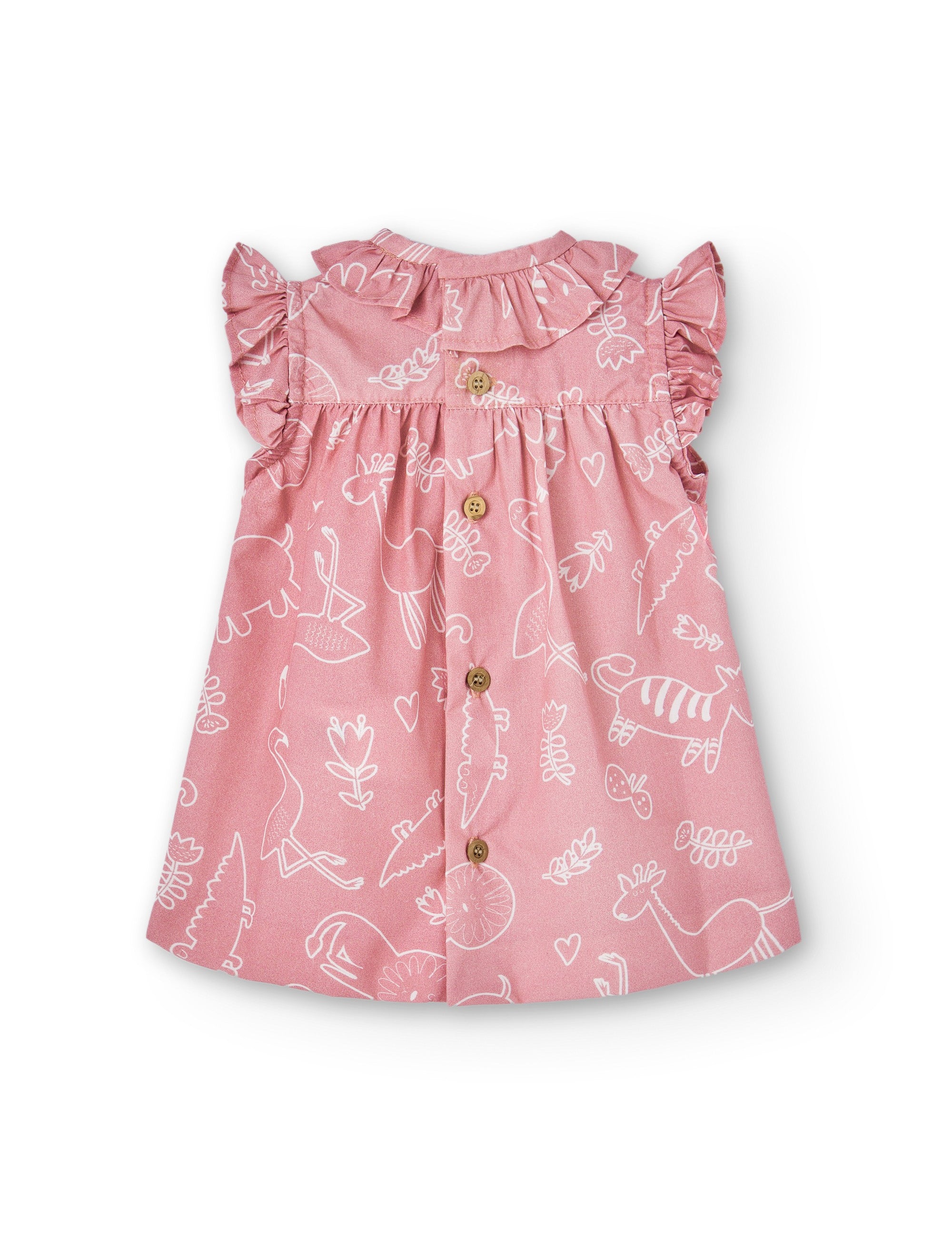 Vestido de bebé rosa Cocote & Charanga VERANO/Outlet