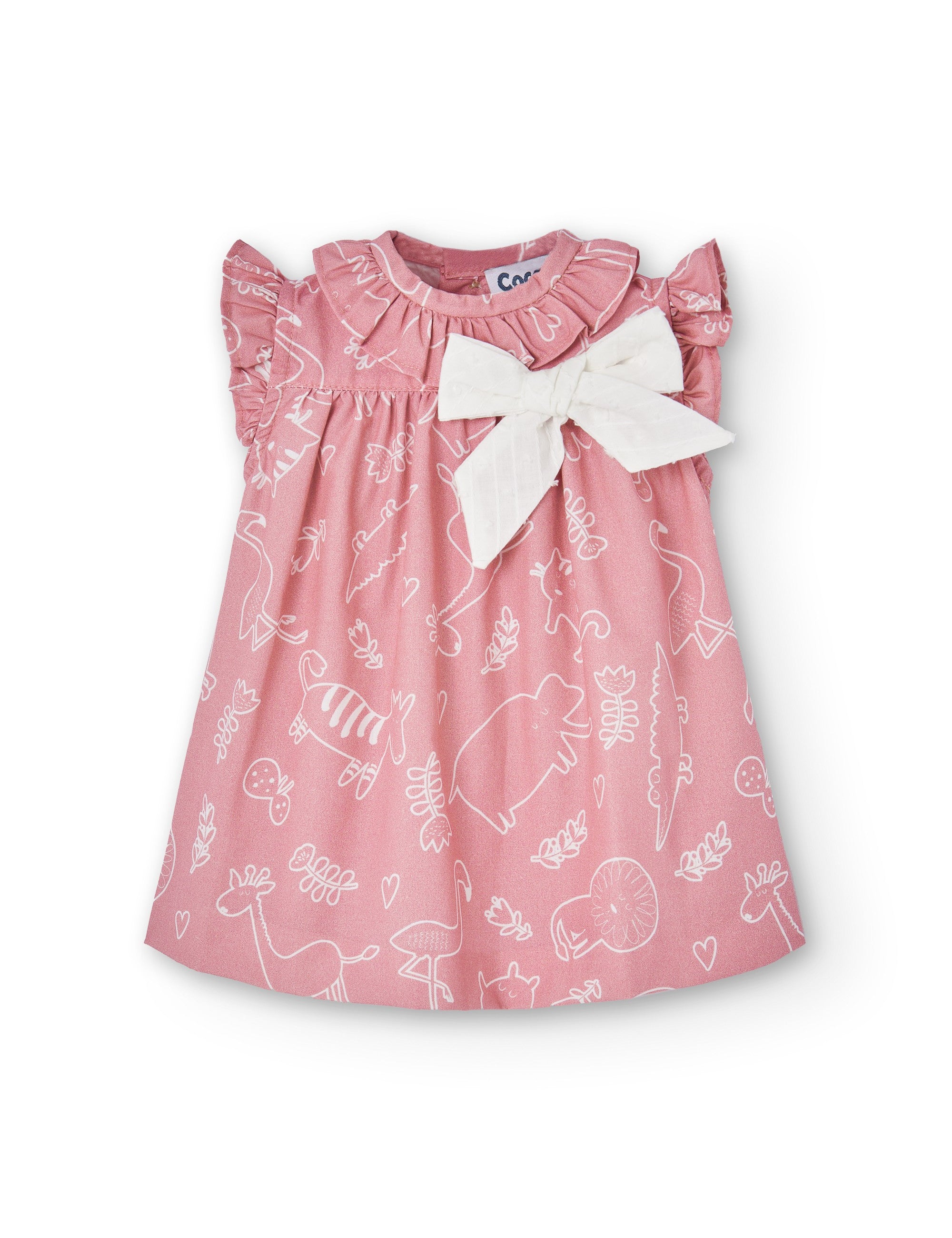 Vestido de bebé rosa Cocote & Charanga VERANO/Outlet