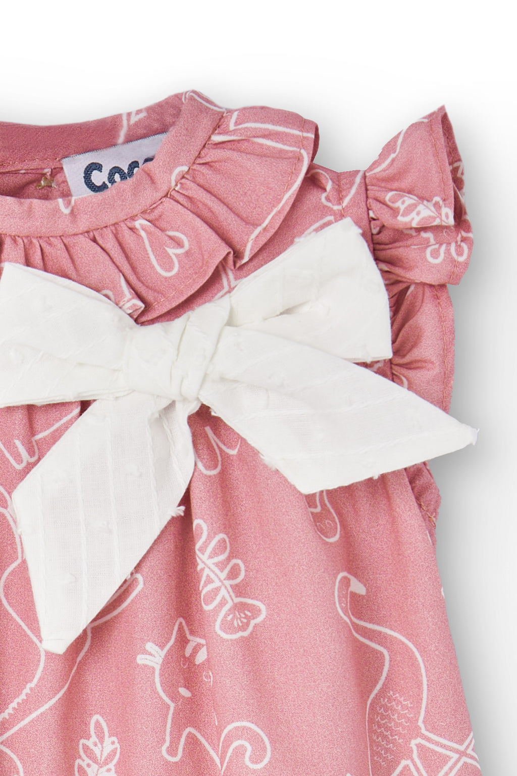 Vestido de bebé rosa Cocote & Charanga VERANO/Outlet