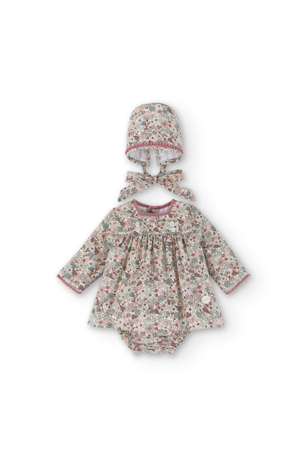 Vestido de bebé rosa Cocote & Charanga Charanga