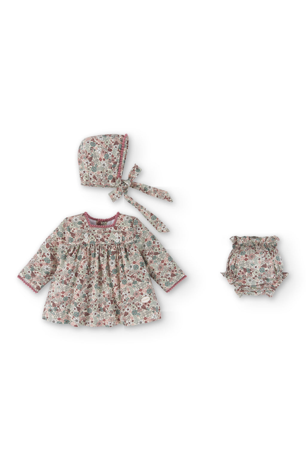 Vestido de bebé rosa Cocote & Charanga Charanga