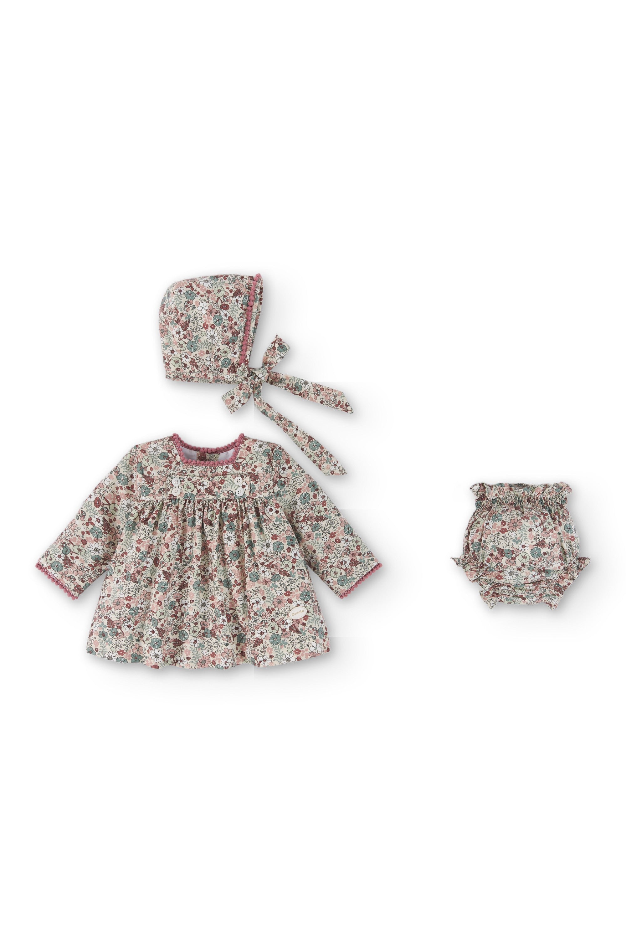 Vestido de bebé rosa Cocote & Charanga Charanga