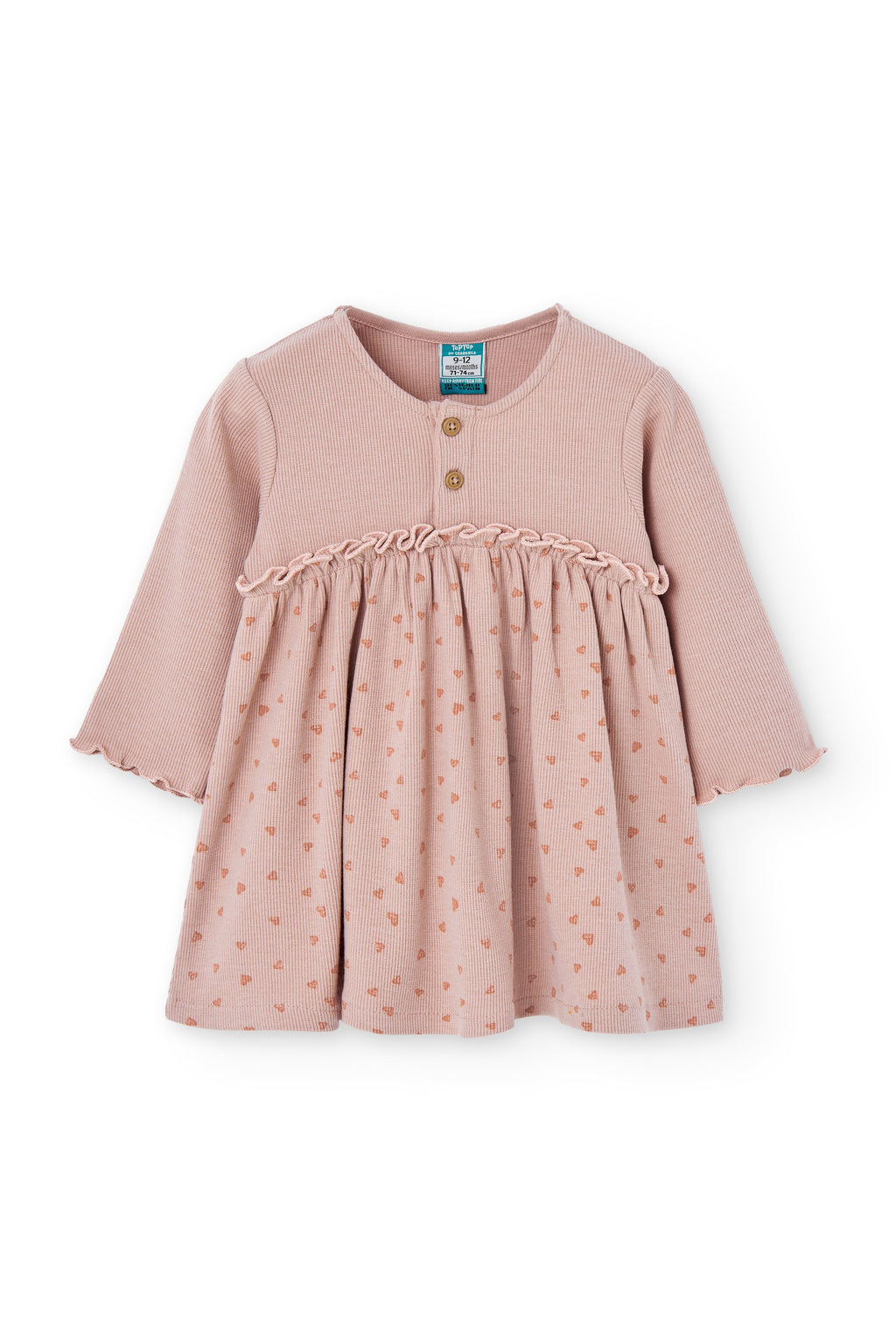 Vestido de bebé rosa Charanga