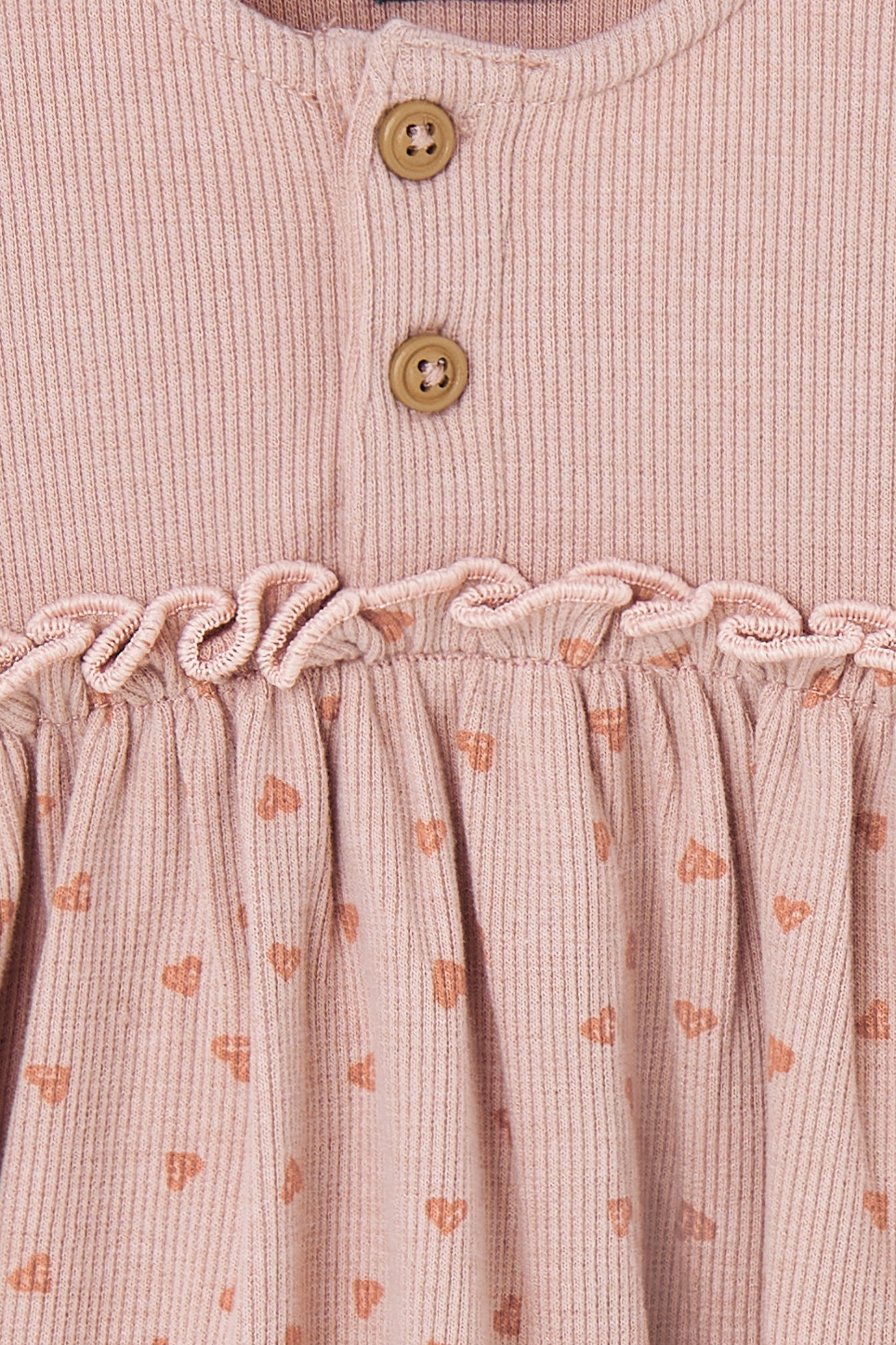 Vestido de bebé rosa Charanga