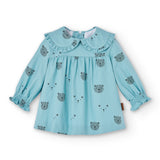 Turquoise baby dress Cocote & Charanga