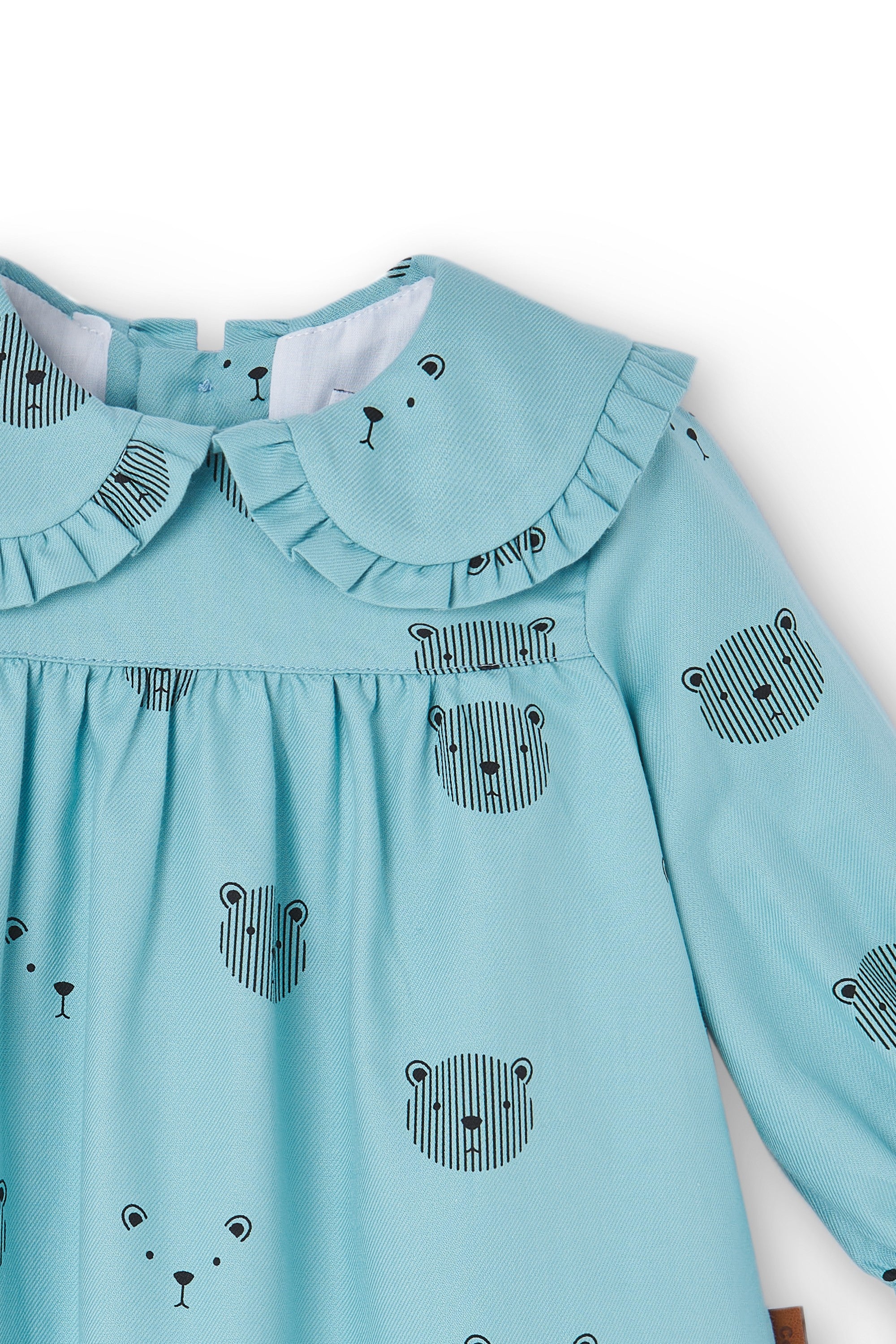 Vestido de bebé turquesa Cocote & Charanga Charanga