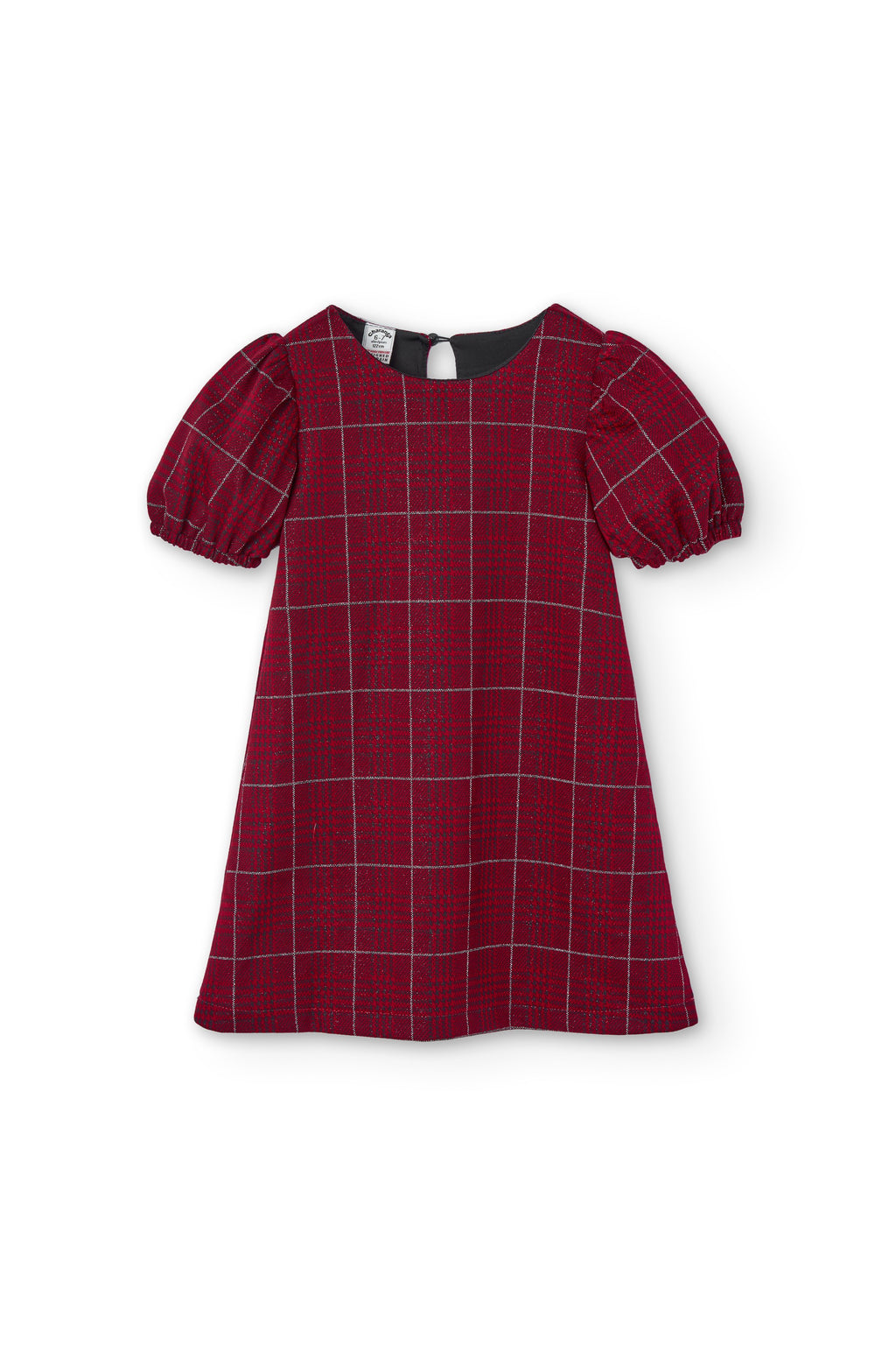 Vestido de niña a cuadros rojo Outlet