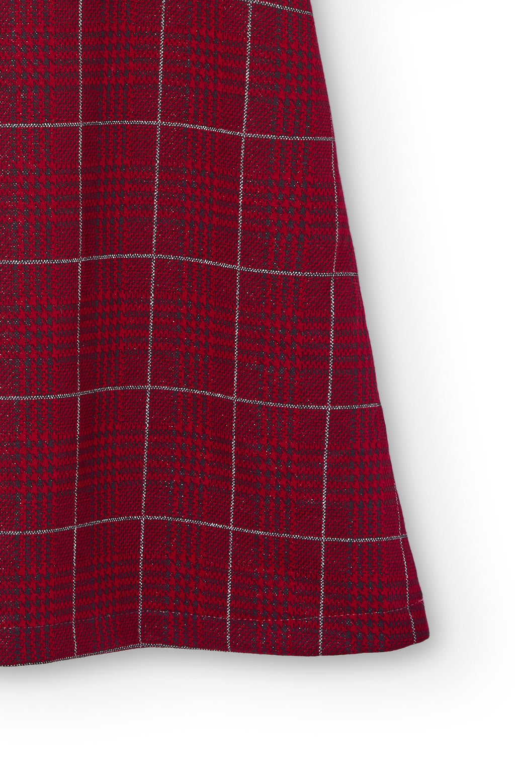 Vestido de niña a cuadros rojo Outlet