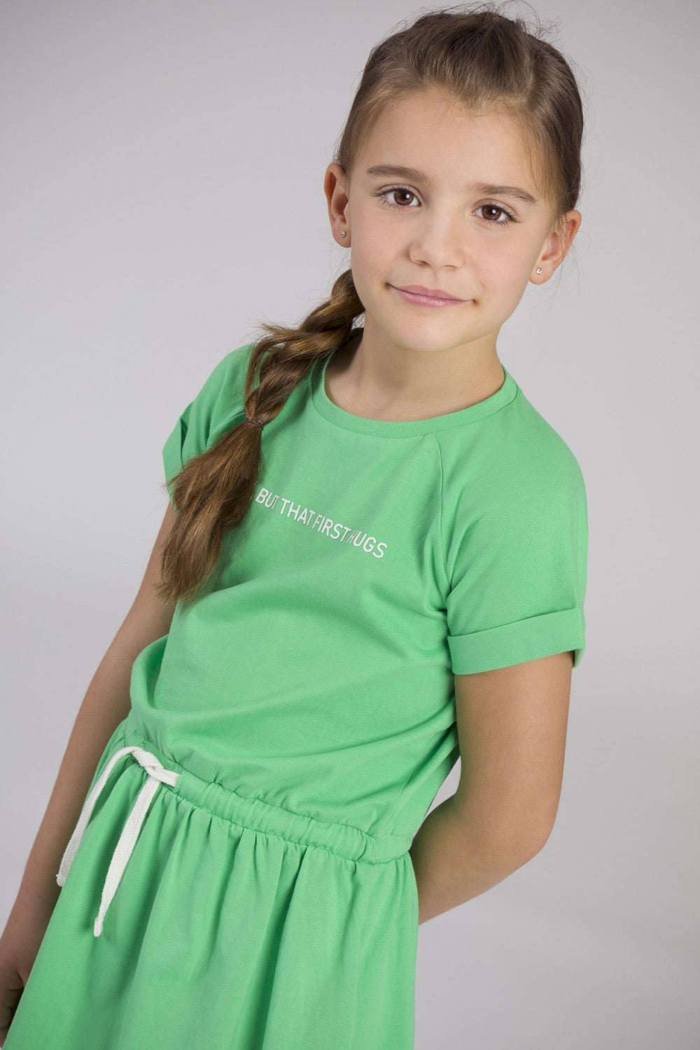 Vestido de niña verde VERANO/Charanga