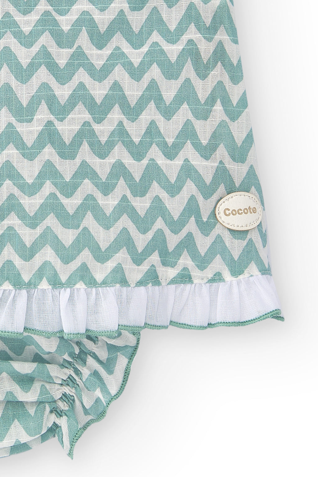 Vestido de recién nacido aguamarina Cocote & Charanga VERANO/Outlet