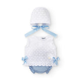 Vestido de recién nacido azul Cocote & Charanga VERANO/Outlet