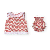 Vestido de recién nacido rojo Cocote & Charanga VERANO/Outlet