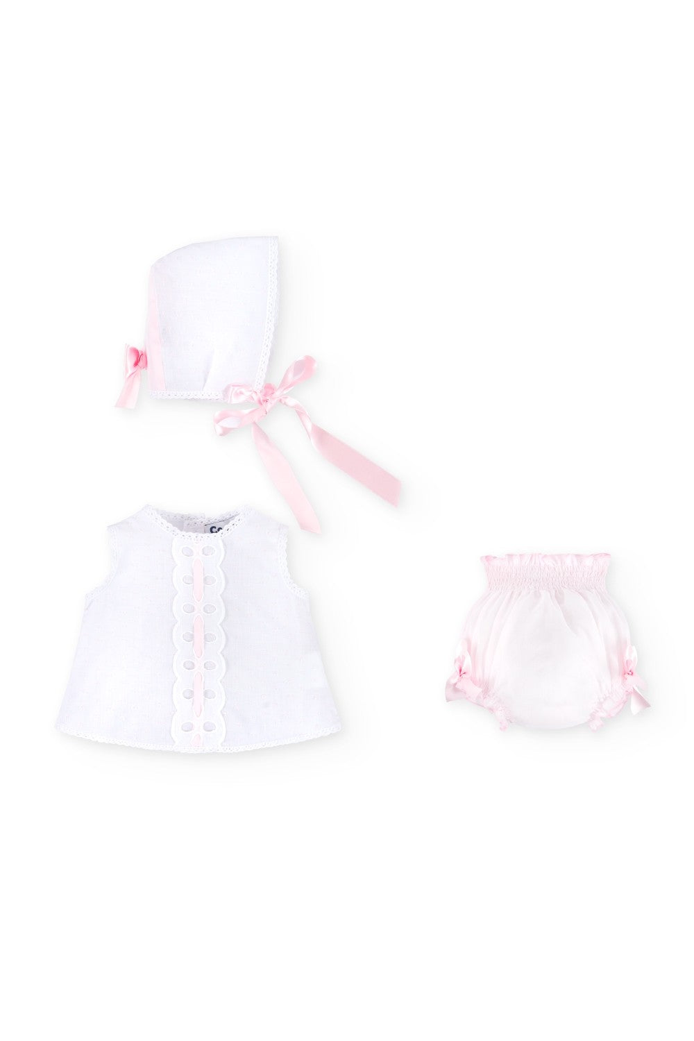 Vestido de recién nacido rosa bebé Cocote & Charanga VERANO/Outlet